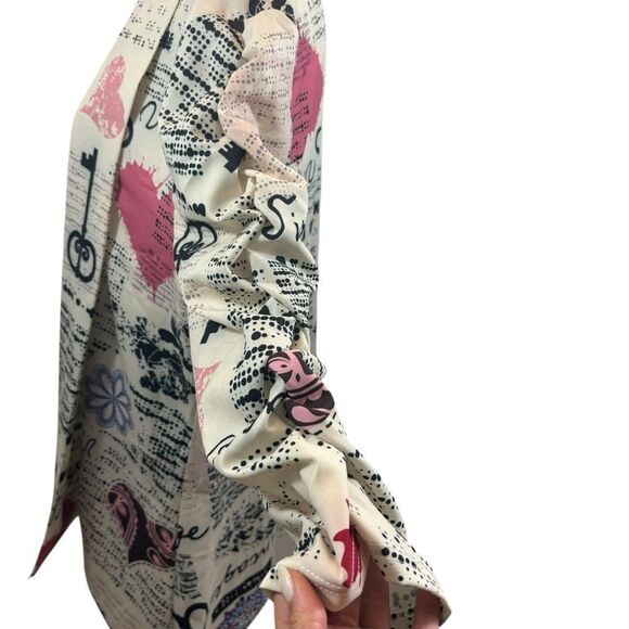 Brand‎ new with Tags Lily Firmiana Open Front Skeleton Key Cardigan XL - Picture 5 of 10